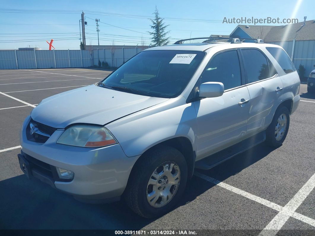 2002 Acura Mdx   Silver vin: 2HNYD18232H508779