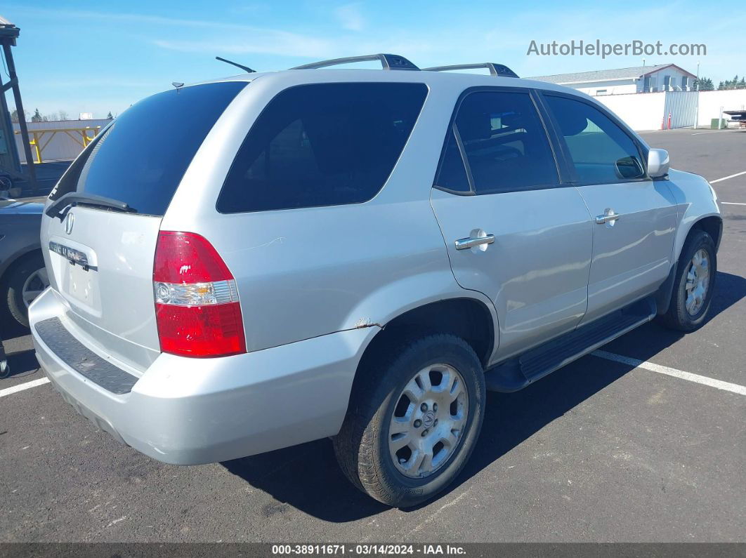 2002 Acura Mdx   Silver vin: 2HNYD18232H508779