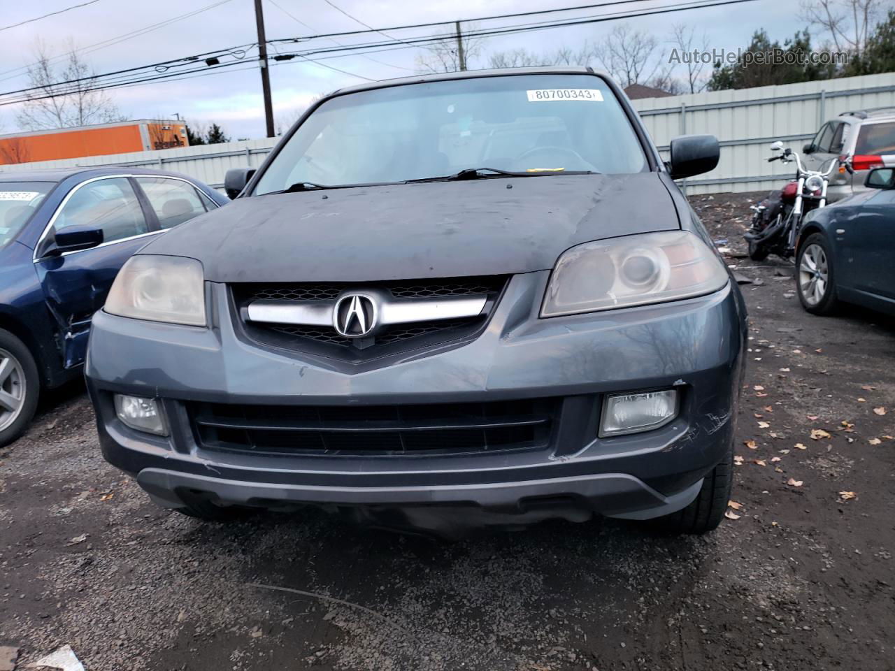 2005 Acura Mdx  Серый vin: 2HNYD18235H559140