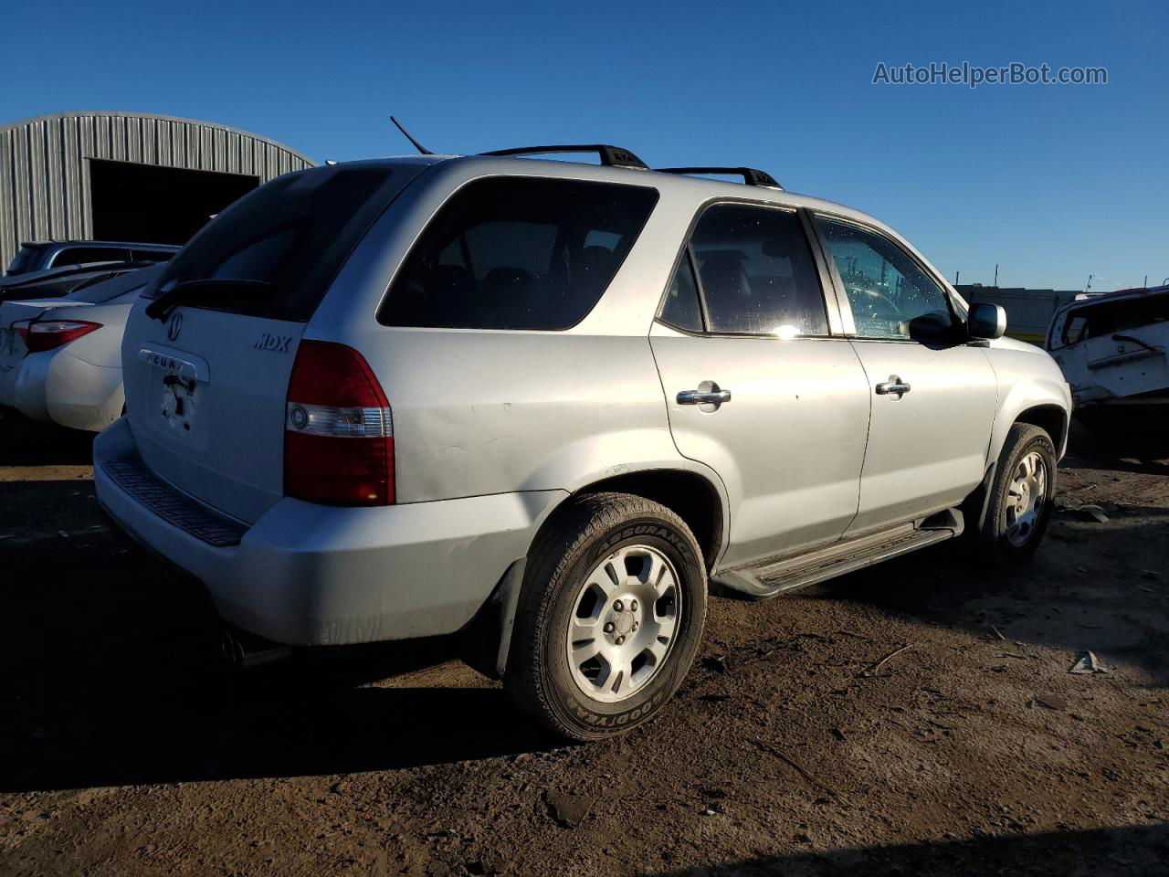 2002 Acura Mdx  Серебряный vin: 2HNYD18242H531567