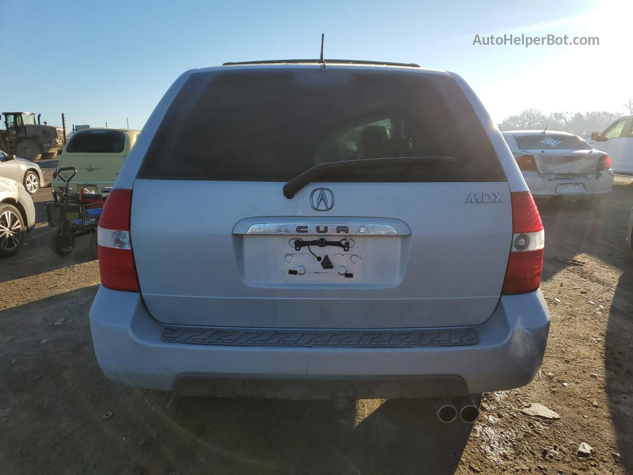 2002 Acura Mdx  Серебряный vin: 2HNYD18242H531567