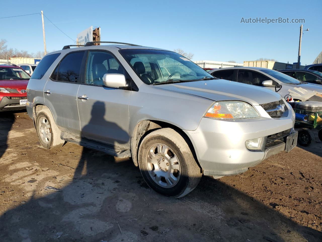 2002 Acura Mdx  Silver vin: 2HNYD18242H531567