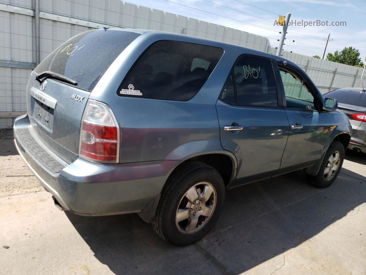 2005 Acura Mdx  Blue vin: 2HNYD18245H546025