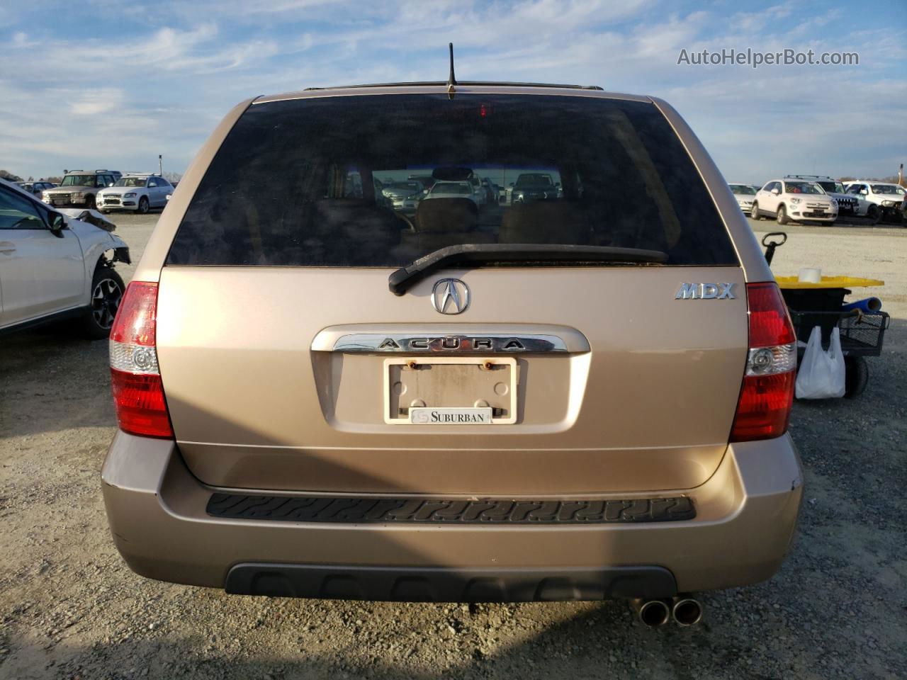 2002 Acura Mdx  Tan vin: 2HNYD18252H532615