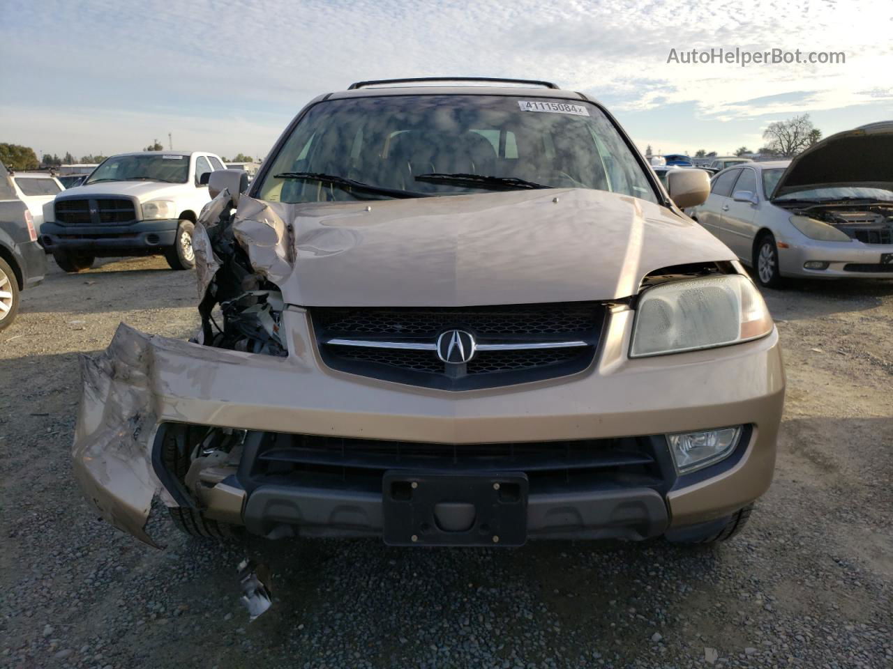 2002 Acura Mdx  Tan vin: 2HNYD18252H532615