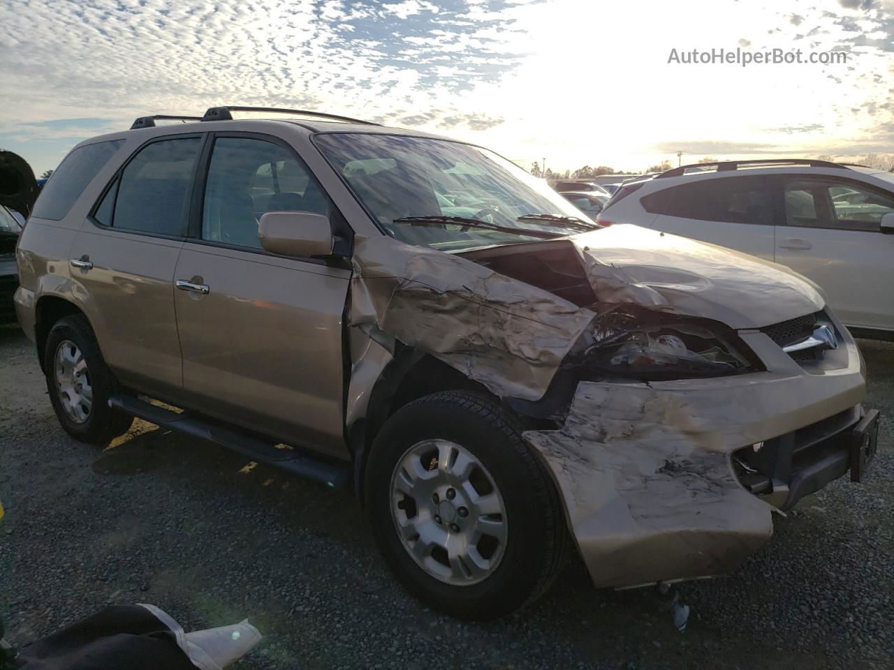 2002 Acura Mdx  Tan vin: 2HNYD18252H532615