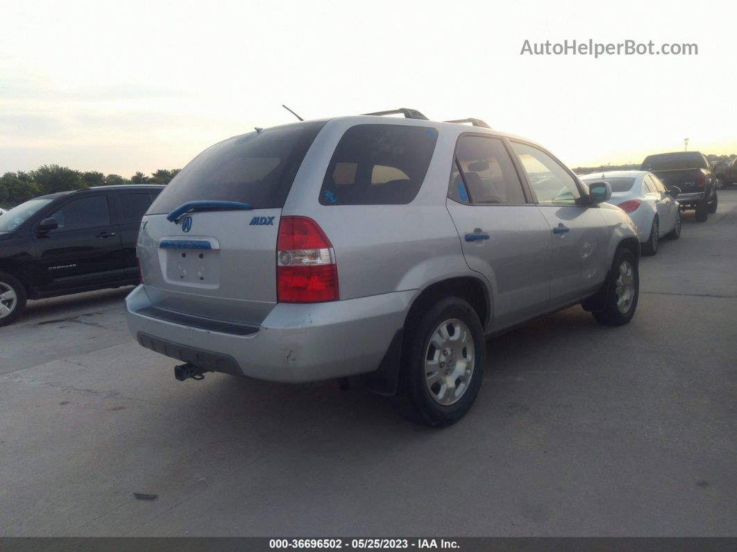 2002 Acura Mdx   Gray vin: 2HNYD18262H545373