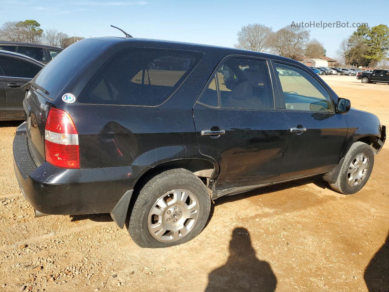 2002 Acura Mdx  Черный vin: 2HNYD18262H547057