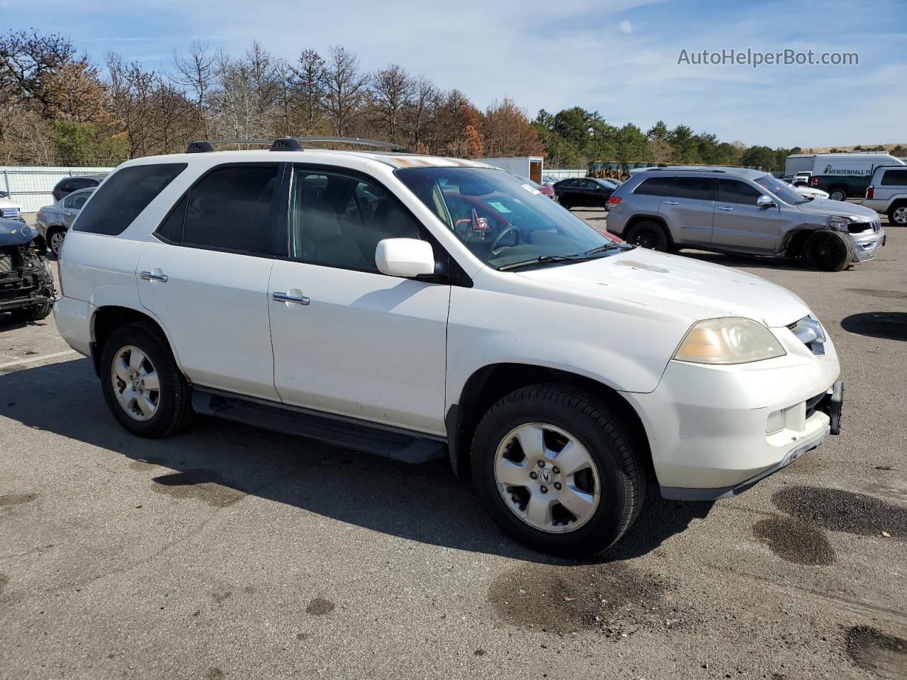 2005 Acura Mdx  White vin: 2HNYD18265H515133