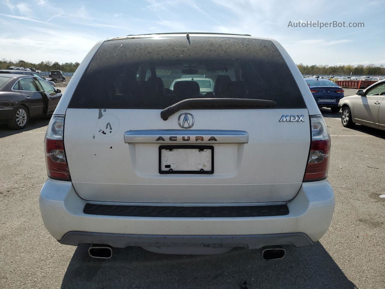 2005 Acura Mdx  White vin: 2HNYD18265H515133