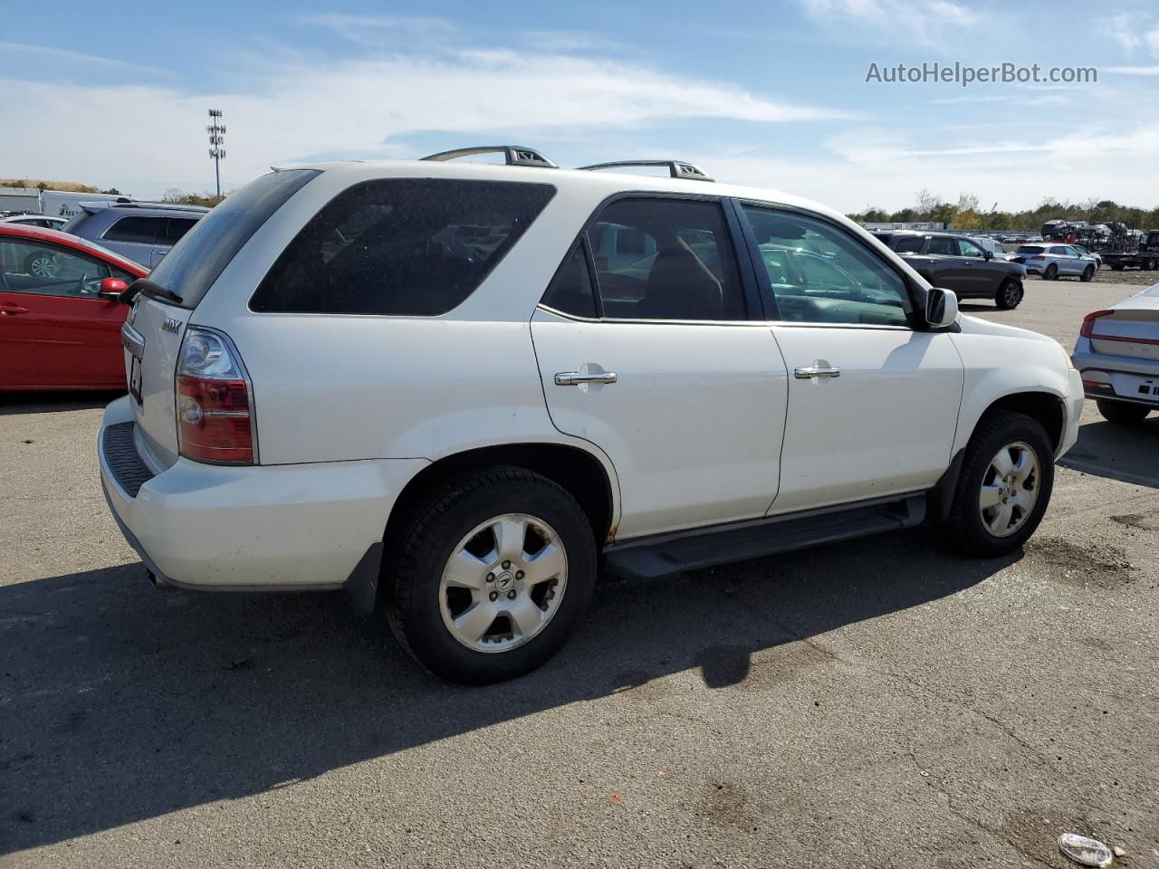 2005 Acura Mdx  White vin: 2HNYD18265H515133