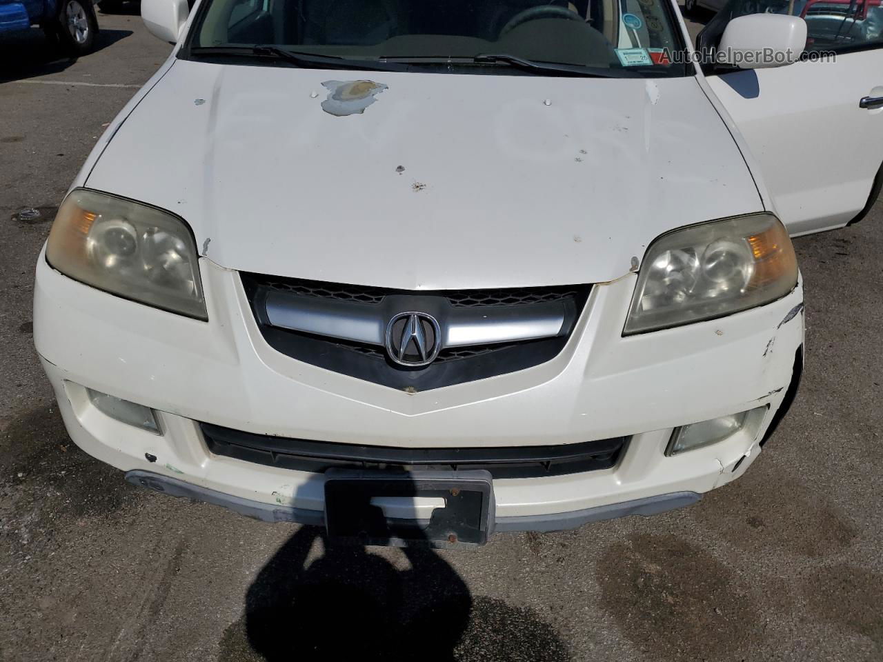 2005 Acura Mdx  White vin: 2HNYD18265H515133