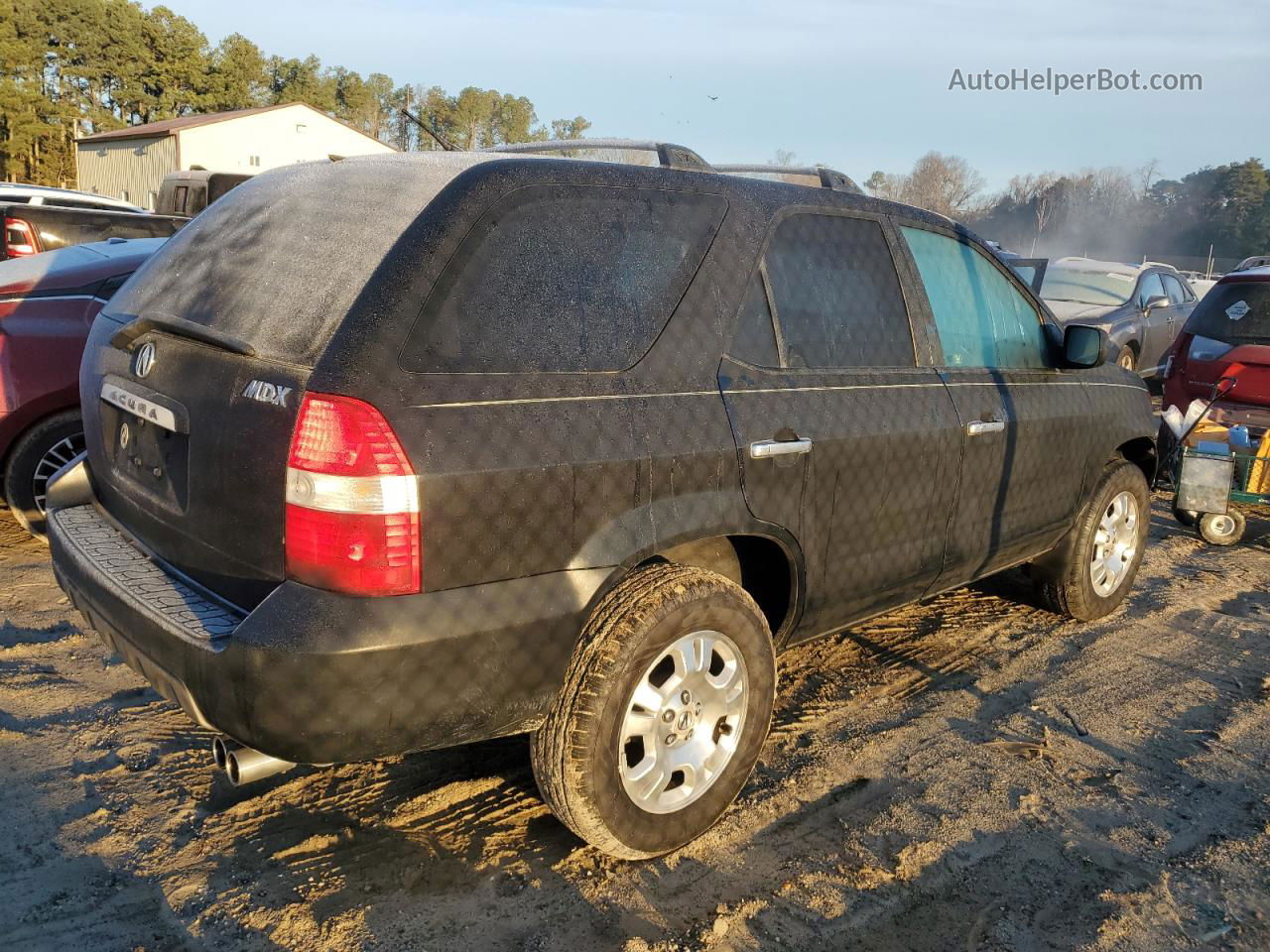 2002 Acura Mdx Black vin: 2HNYD18272H519851