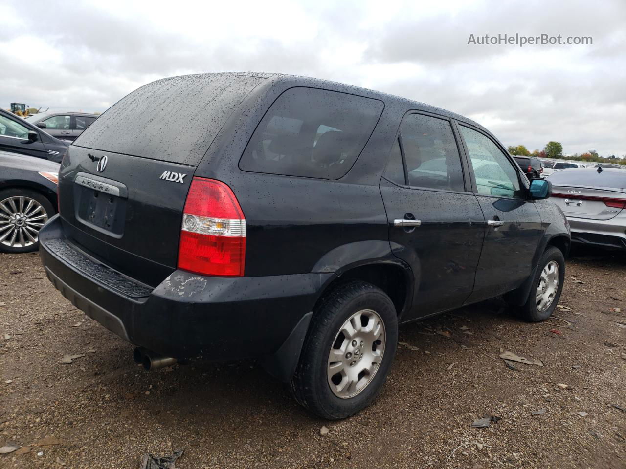 2002 Acura Mdx  Black vin: 2HNYD18272H523656