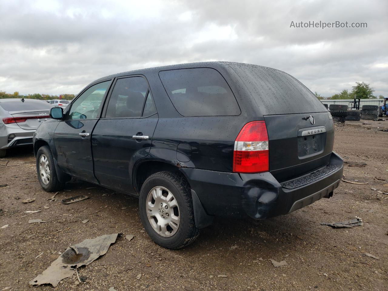 2002 Acura Mdx  Черный vin: 2HNYD18272H523656