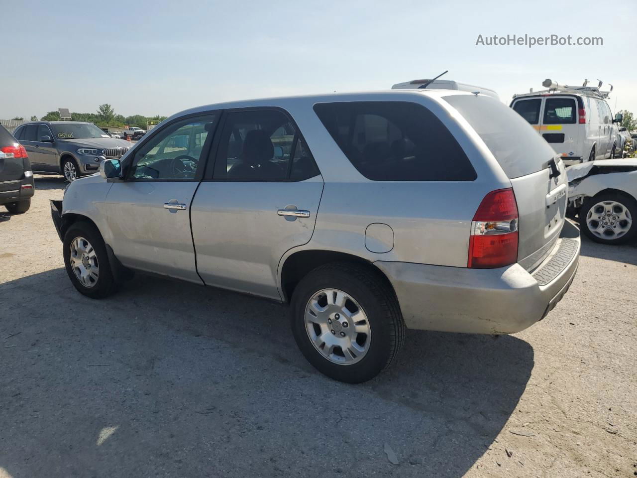 2002 Acura Mdx  Silver vin: 2HNYD18272H532065