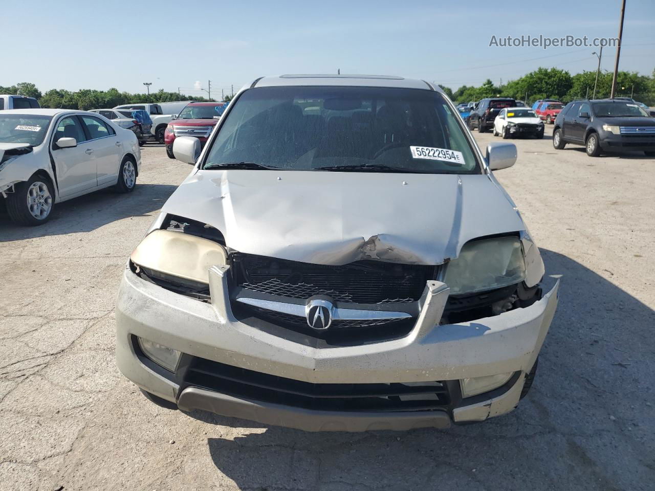 2002 Acura Mdx  Silver vin: 2HNYD18272H532065