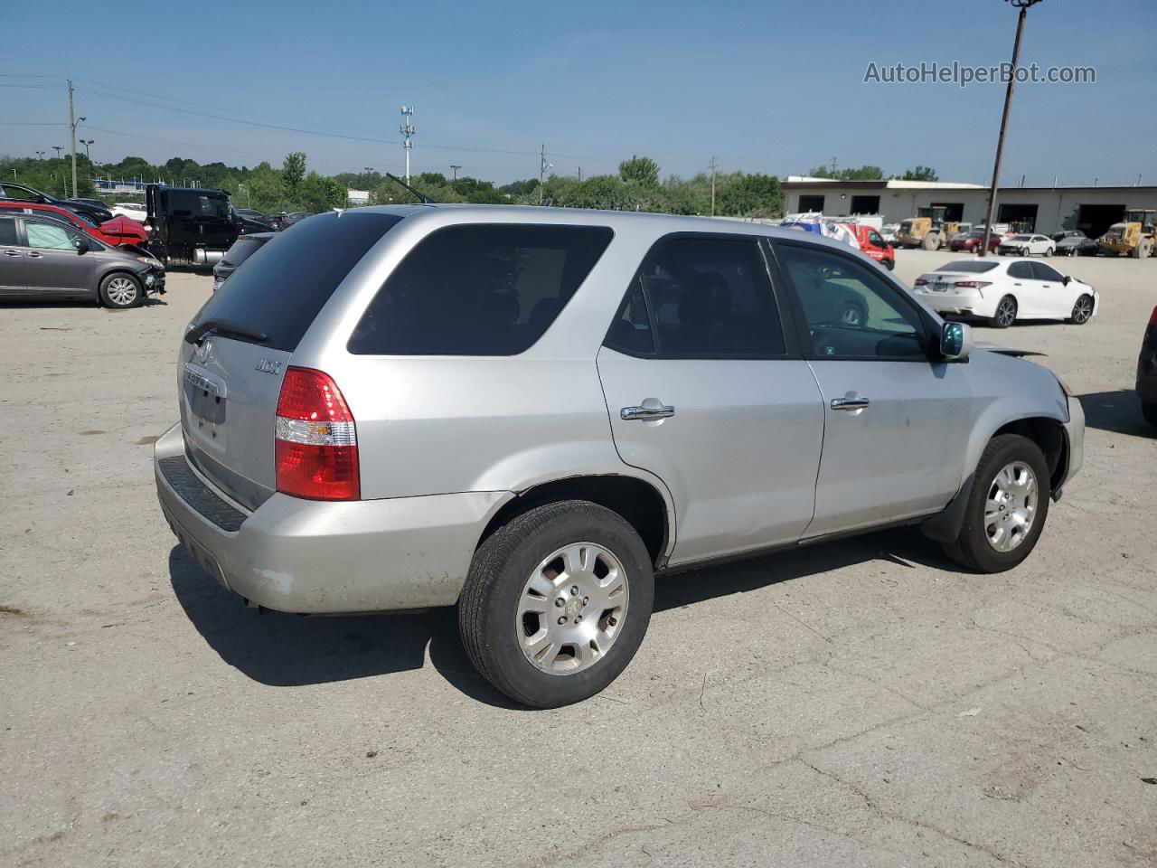 2002 Acura Mdx  Silver vin: 2HNYD18272H532065