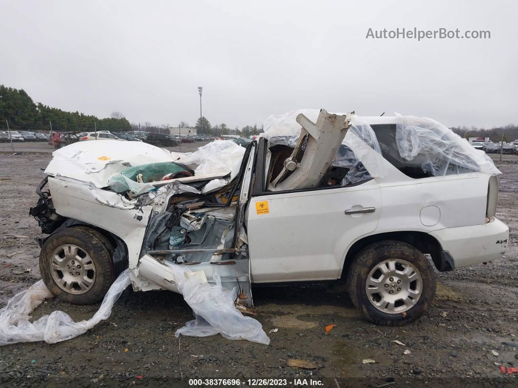 2002 Acura Mdx 3.5l (a5) White vin: 2HNYD18272H537444