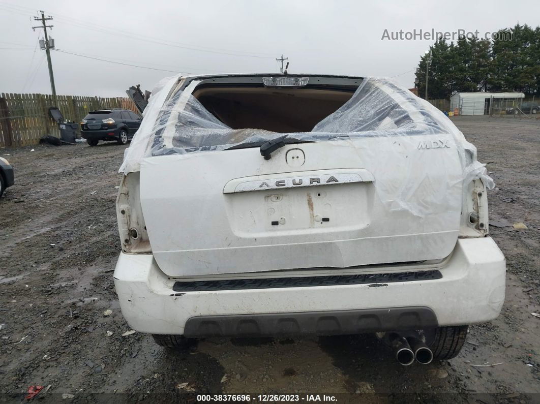 2002 Acura Mdx 3.5l (a5) White vin: 2HNYD18272H537444