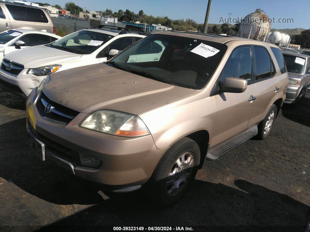 2002 Acura Mdx   Gold vin: 2HNYD18272H543566