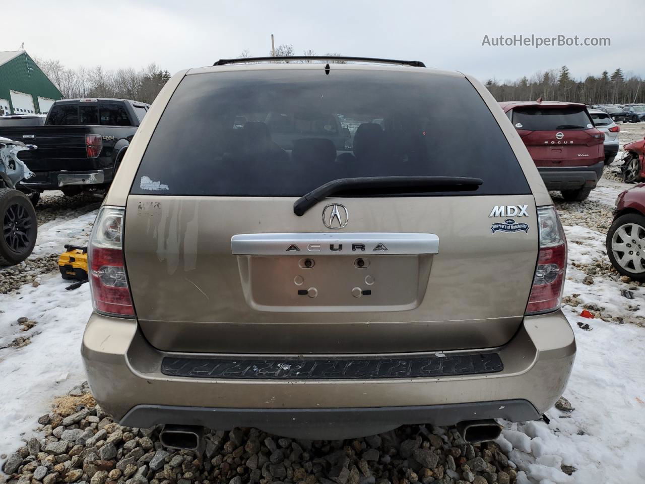 2005 Acura Mdx  Gold vin: 2HNYD18275H513942