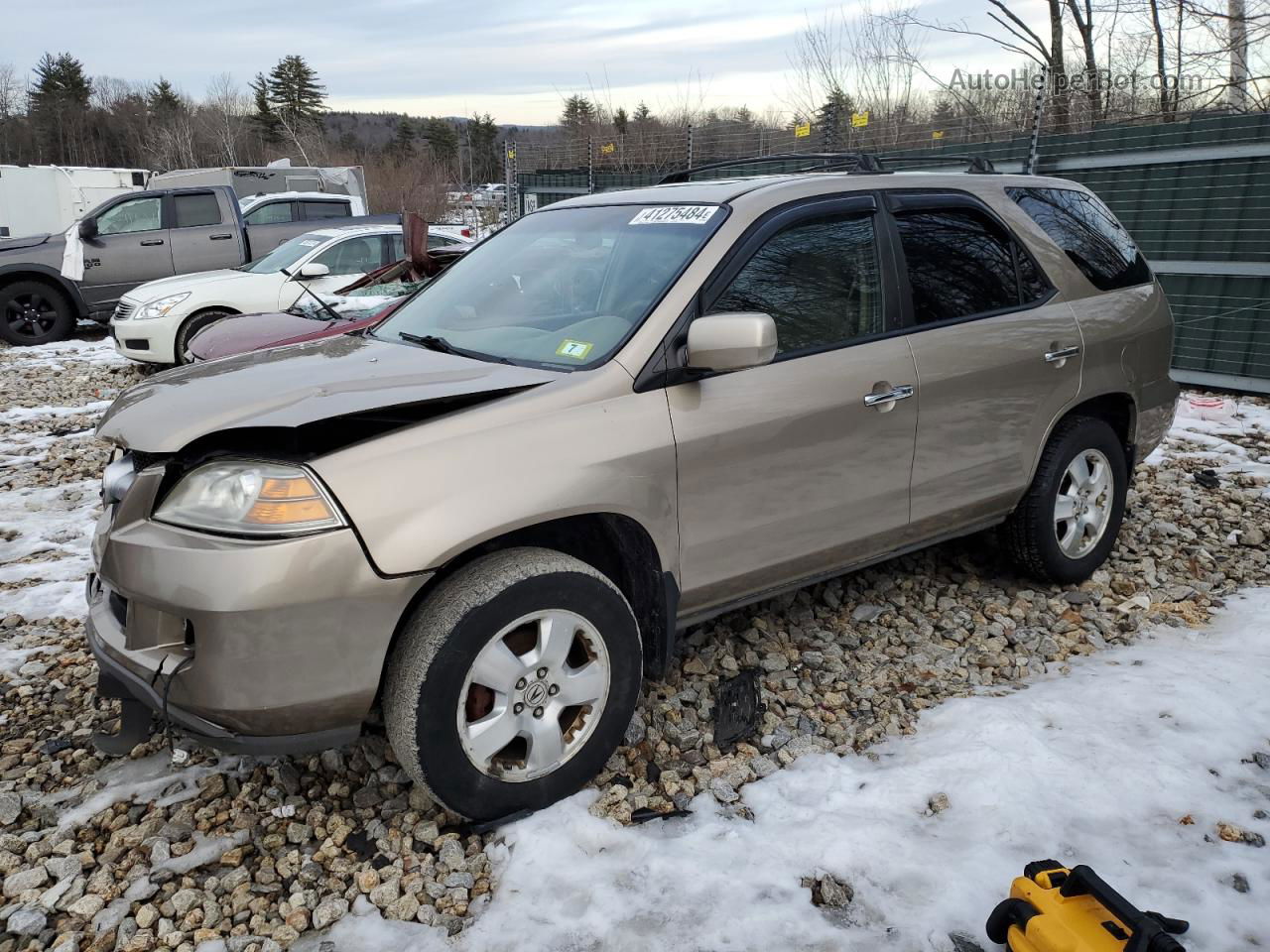 2005 Acura Mdx  Gold vin: 2HNYD18275H513942