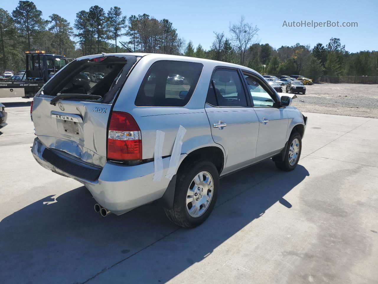 2002 Acura Mdx  Silver vin: 2HNYD18282H512083