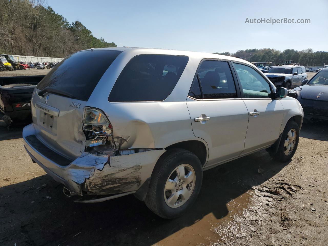 2005 Acura Mdx  Gray vin: 2HNYD18285H500729