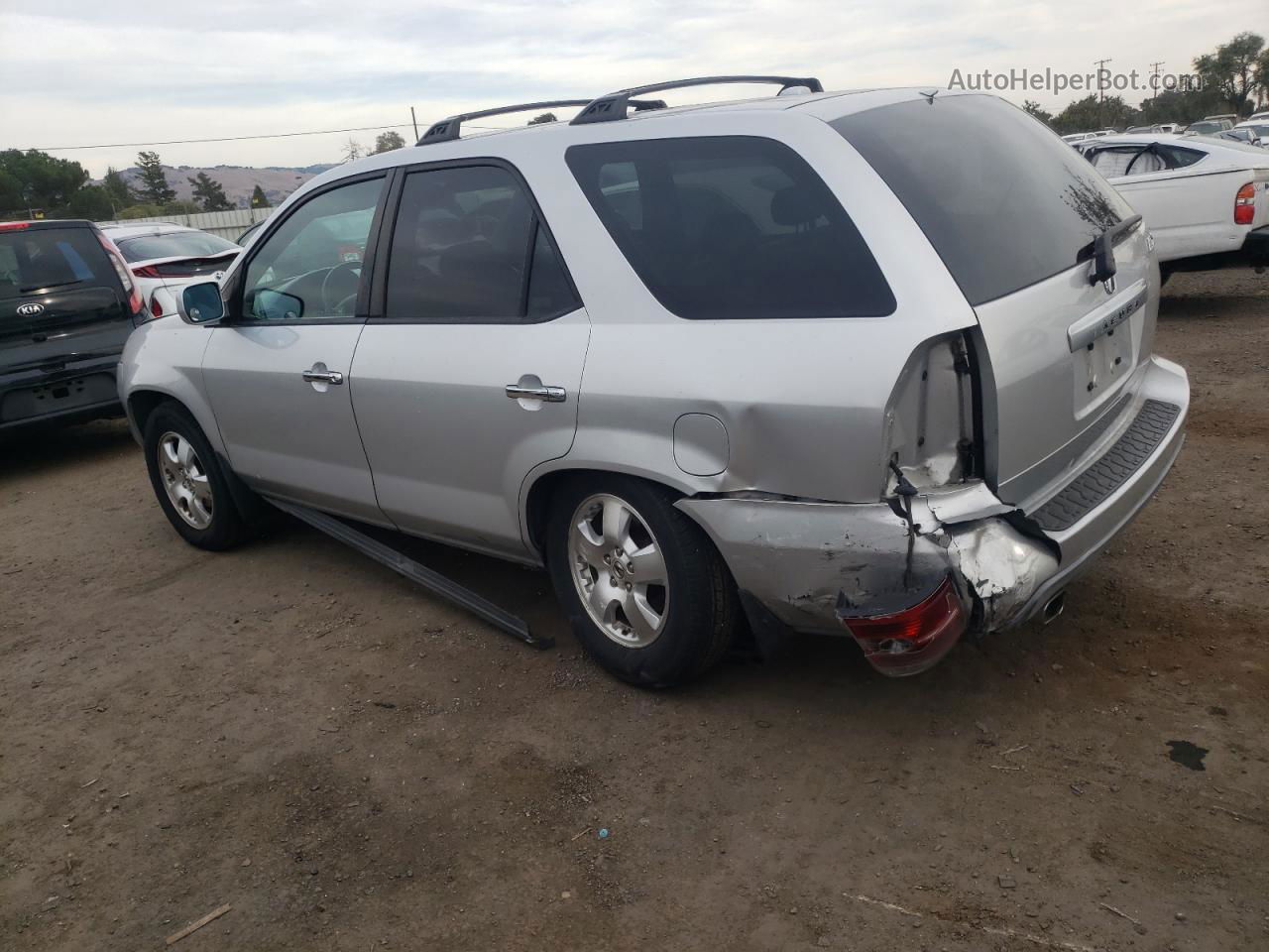 2005 Acura Mdx  Silver vin: 2HNYD18285H502738