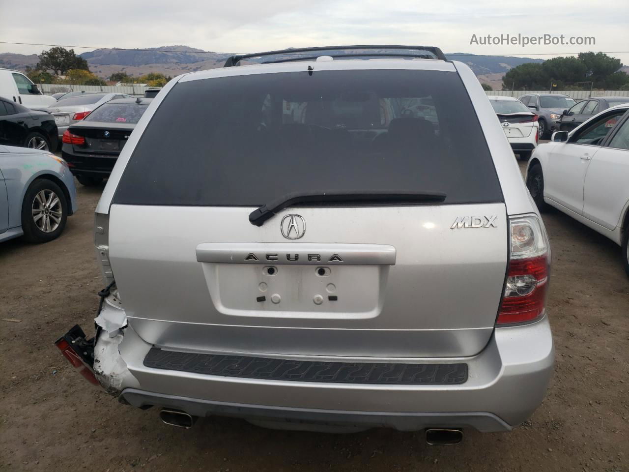 2005 Acura Mdx  Silver vin: 2HNYD18285H502738