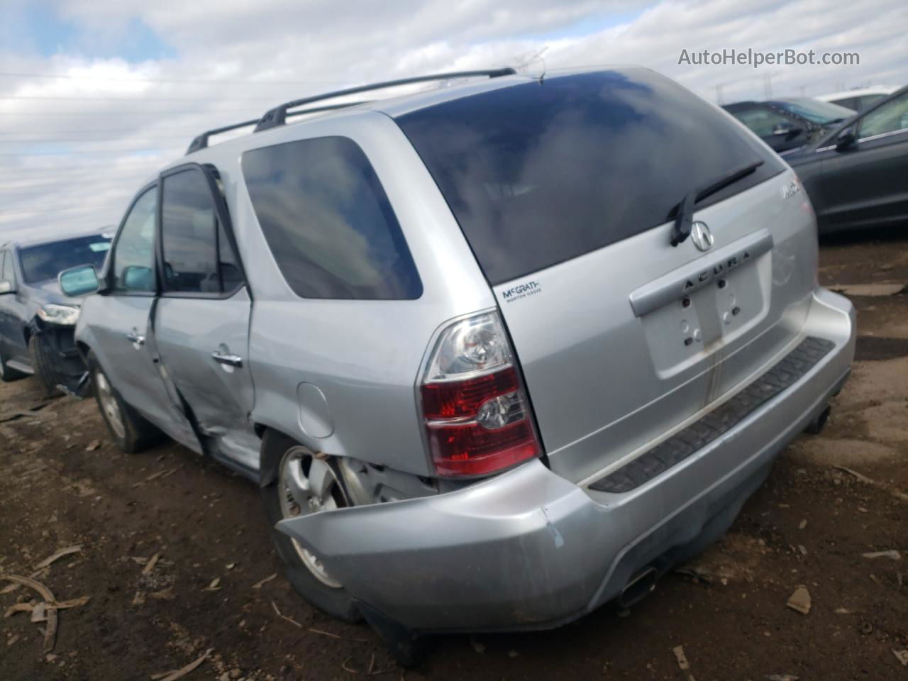 2005 Acura Mdx  Серебряный vin: 2HNYD18285H526263