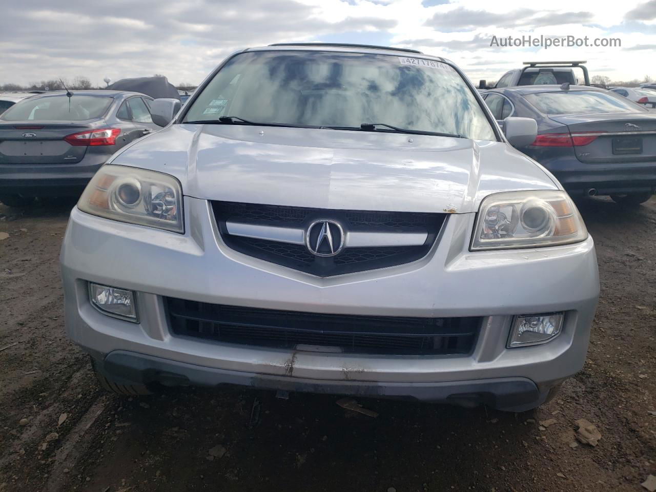 2005 Acura Mdx  Серебряный vin: 2HNYD18285H526263