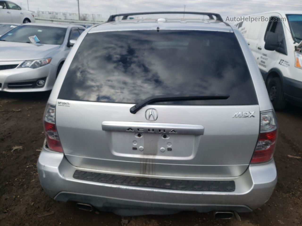 2005 Acura Mdx  Серебряный vin: 2HNYD18285H526263