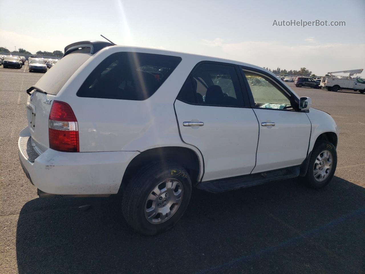 2002 Acura Mdx  White vin: 2HNYD18292H528731