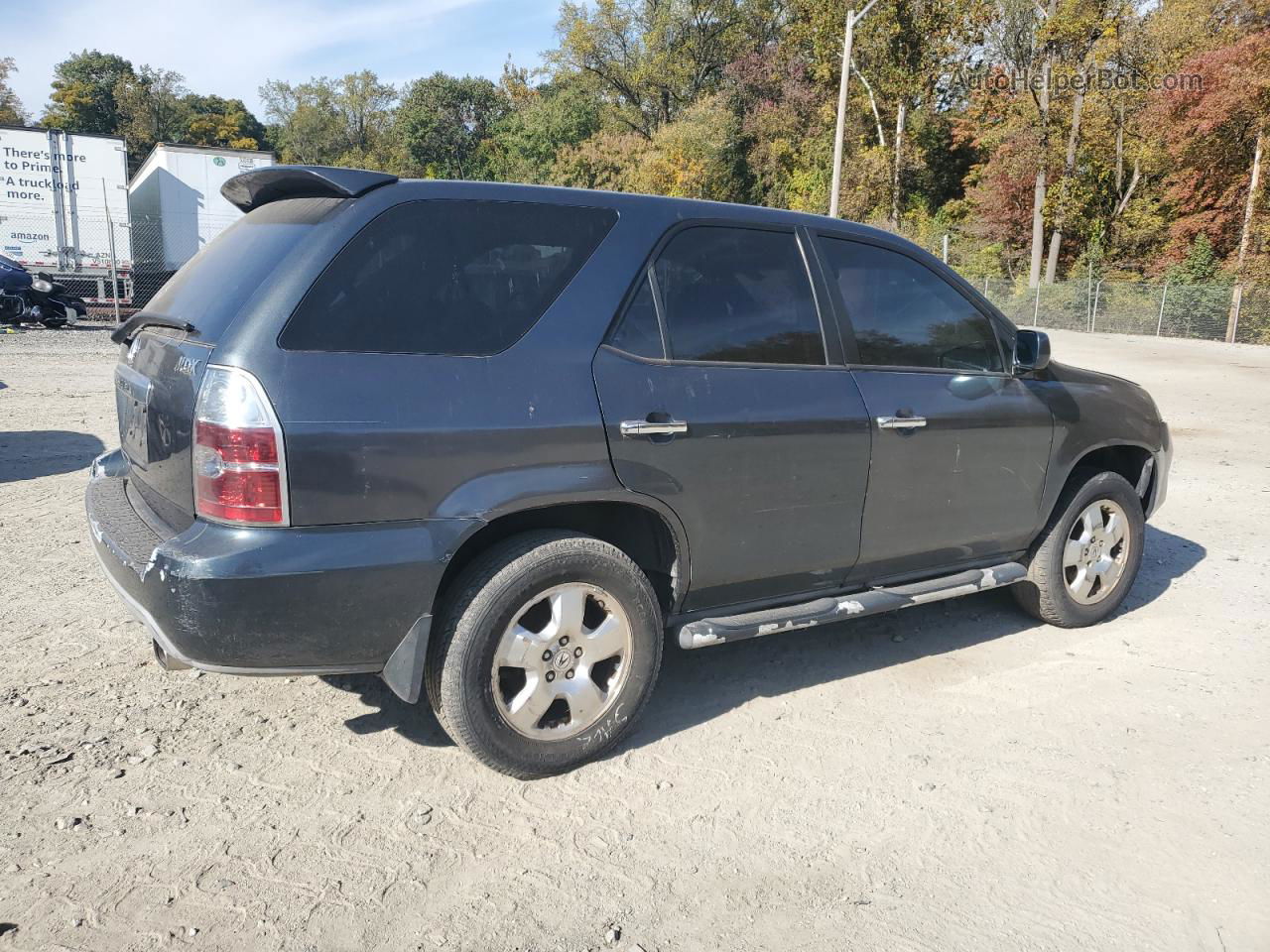 2005 Acura Mdx  Gray vin: 2HNYD18295H550894