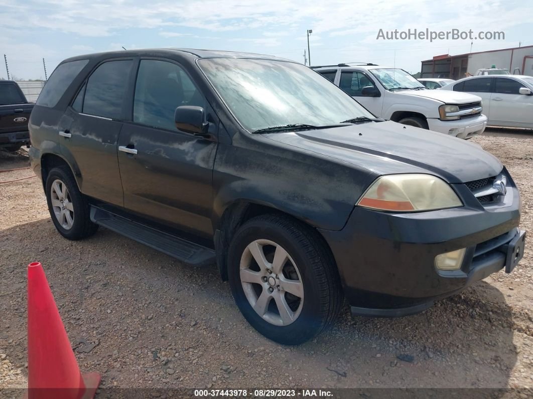 2002 Acura Mdx   Черный vin: 2HNYD182X2H506687