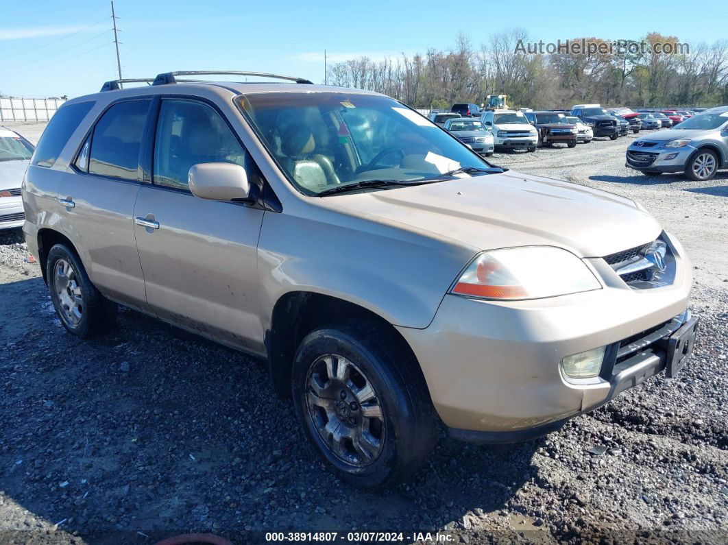 2002 Acura Mdx   Gold vin: 2HNYD182X2H532111