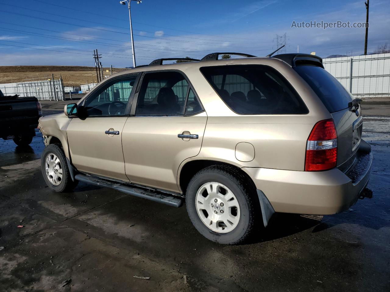 2002 Acura Mdx  Золотой vin: 2HNYD182X2H534957