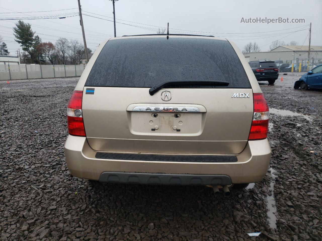 2002 Acura Mdx  Золотой vin: 2HNYD182X2H545294