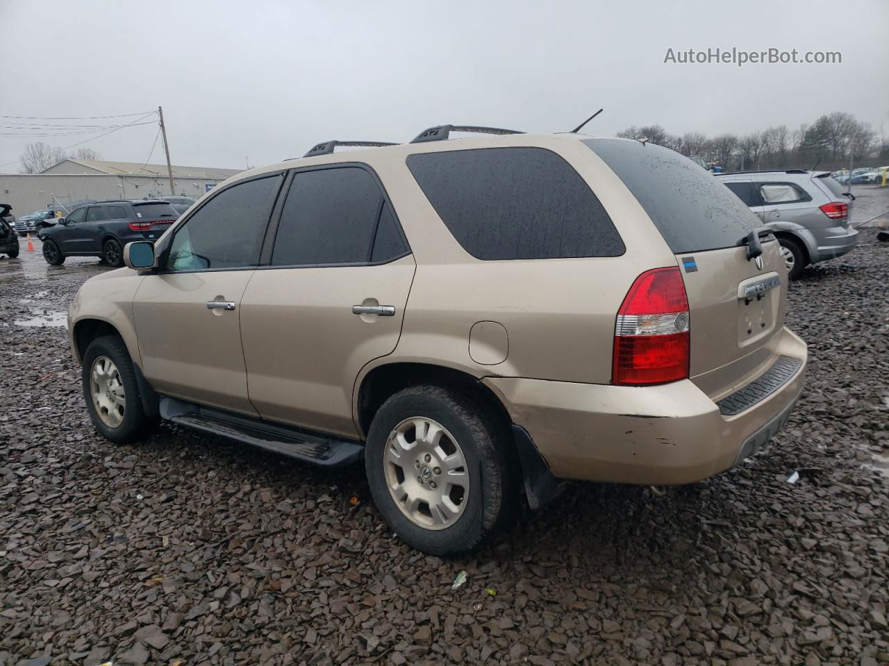 2002 Acura Mdx  Золотой vin: 2HNYD182X2H545294