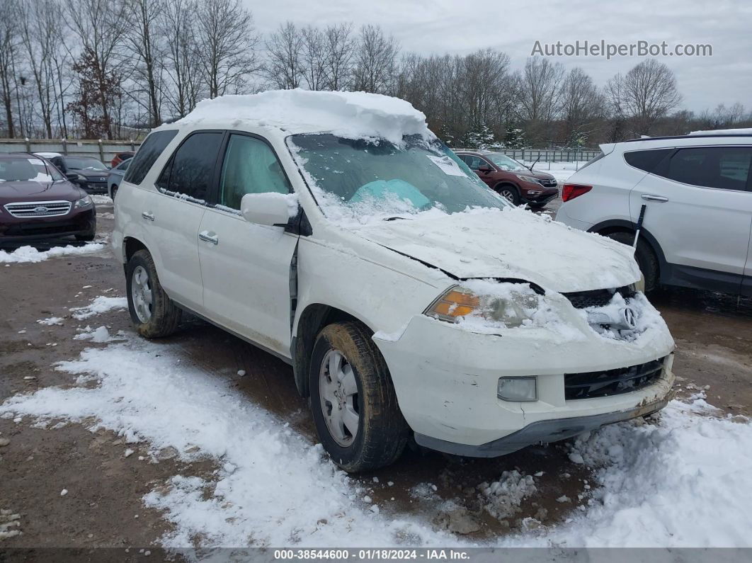 2005 Acura Mdx   White vin: 2HNYD182X5H535563