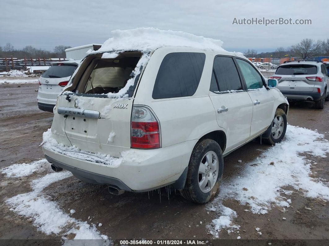 2005 Acura Mdx   White vin: 2HNYD182X5H535563