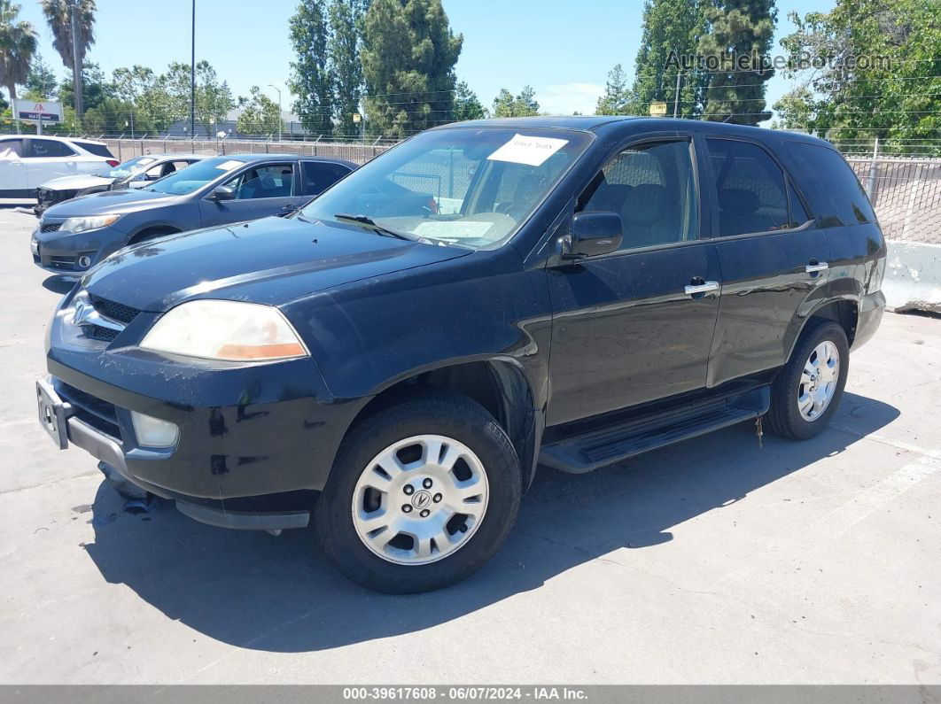 2002 Acura Mdx   Black vin: 2HNYD18402H527842