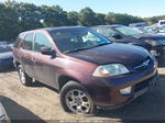 2002 Acura Mdx   Maroon vin: 2HNYD18462H510429