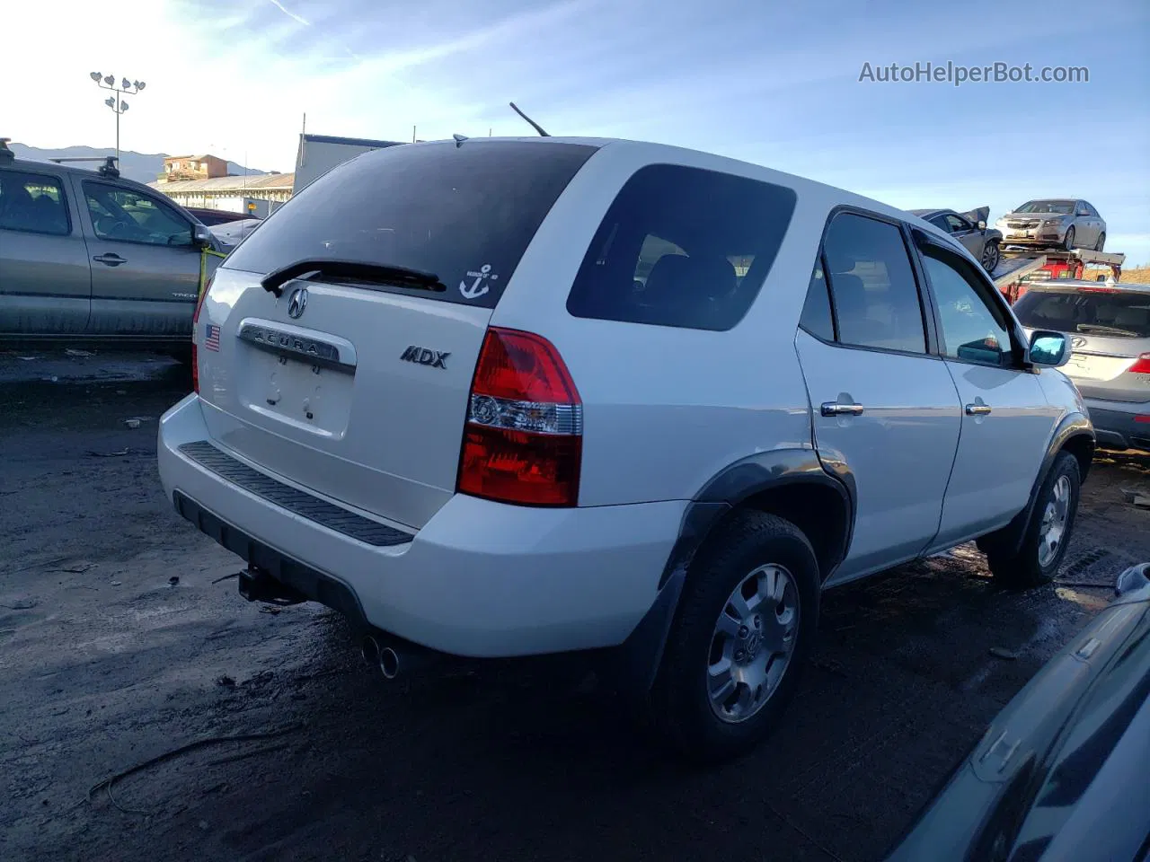 2002 Acura Mdx  White vin: 2HNYD18462H528221