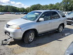 2002 Acura Mdx Touring Silver vin: 2HNYD18602H002121