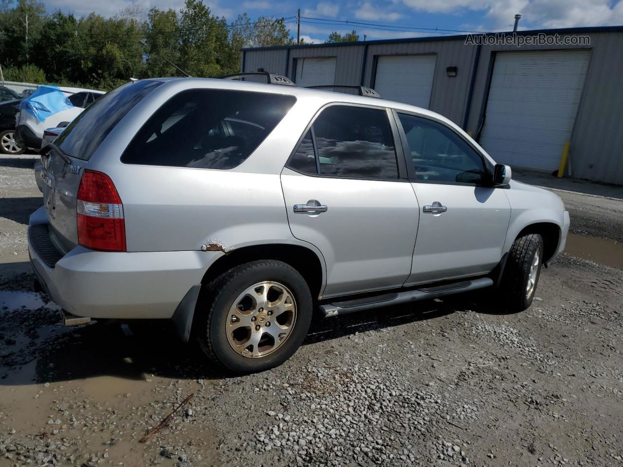 2002 Acura Mdx Touring Silver vin: 2HNYD18602H002121