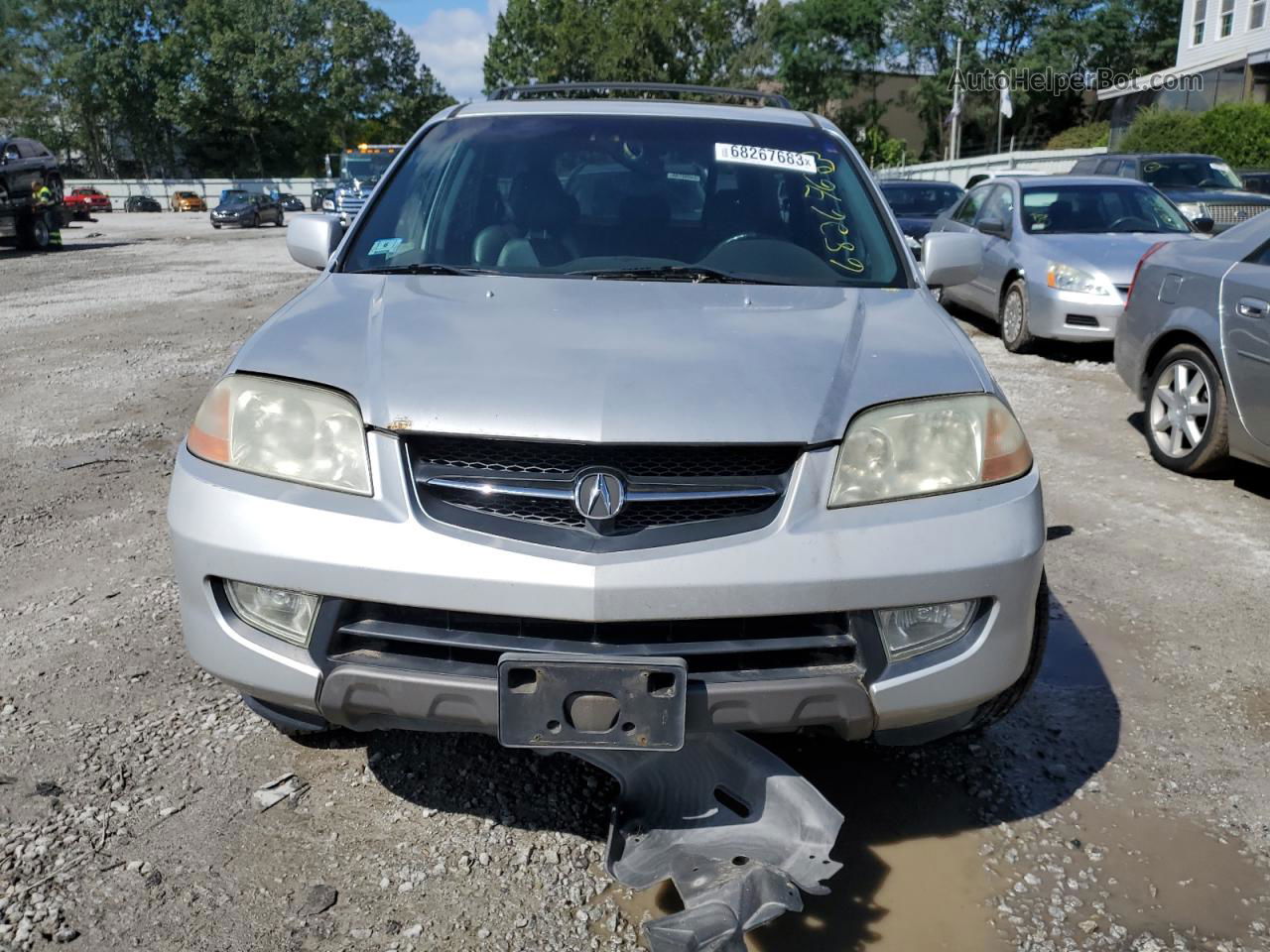 2002 Acura Mdx Touring Silver vin: 2HNYD18602H002121