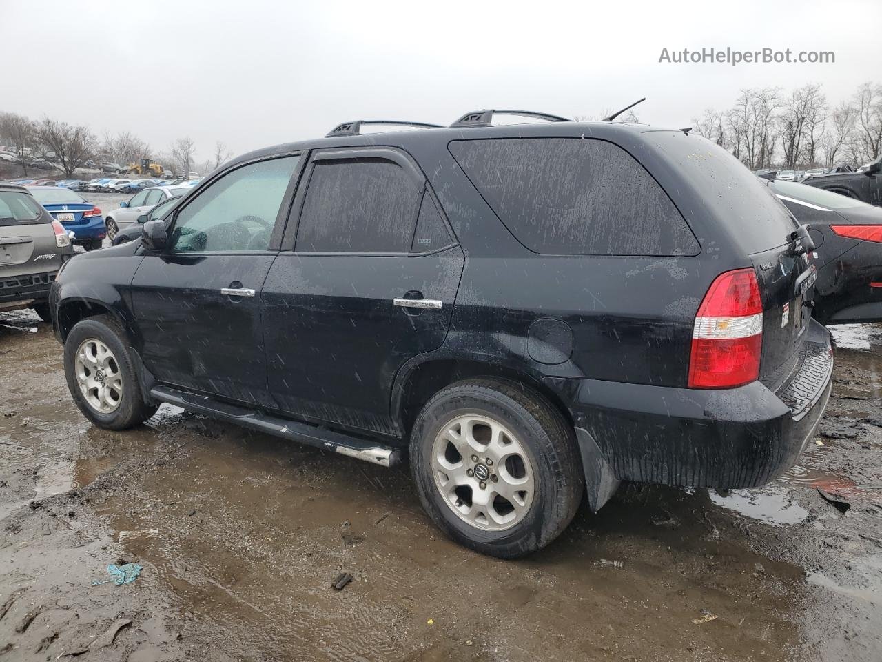 2002 Acura Mdx Touring Black vin: 2HNYD18602H514333